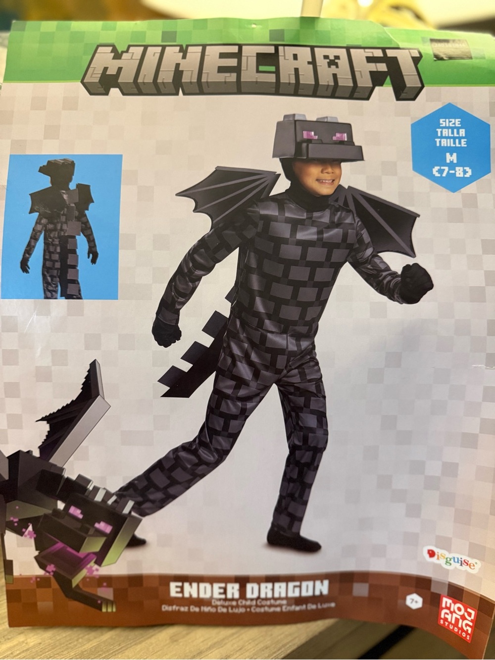 Ender Dragon Kids Costume - Black